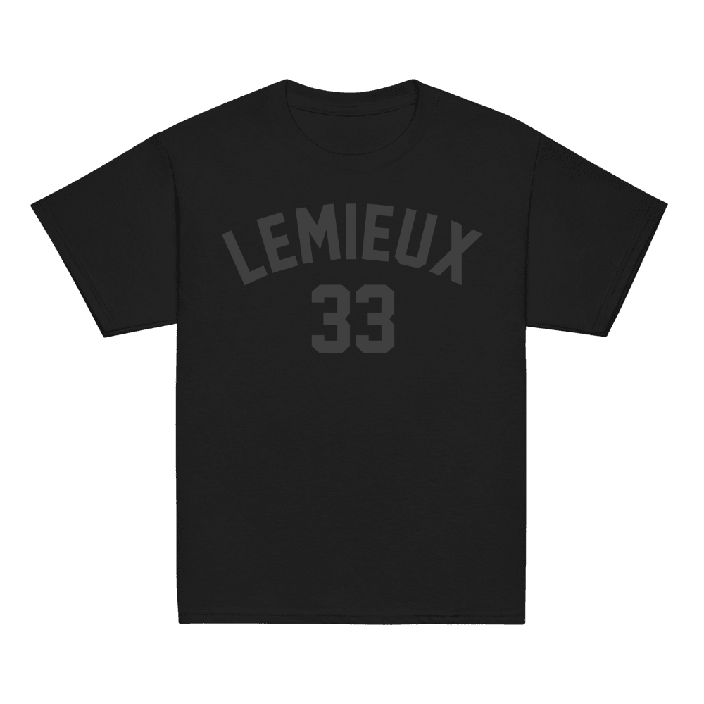 Lemieux 33 Lemieux 33 Youth T-shirt Black
