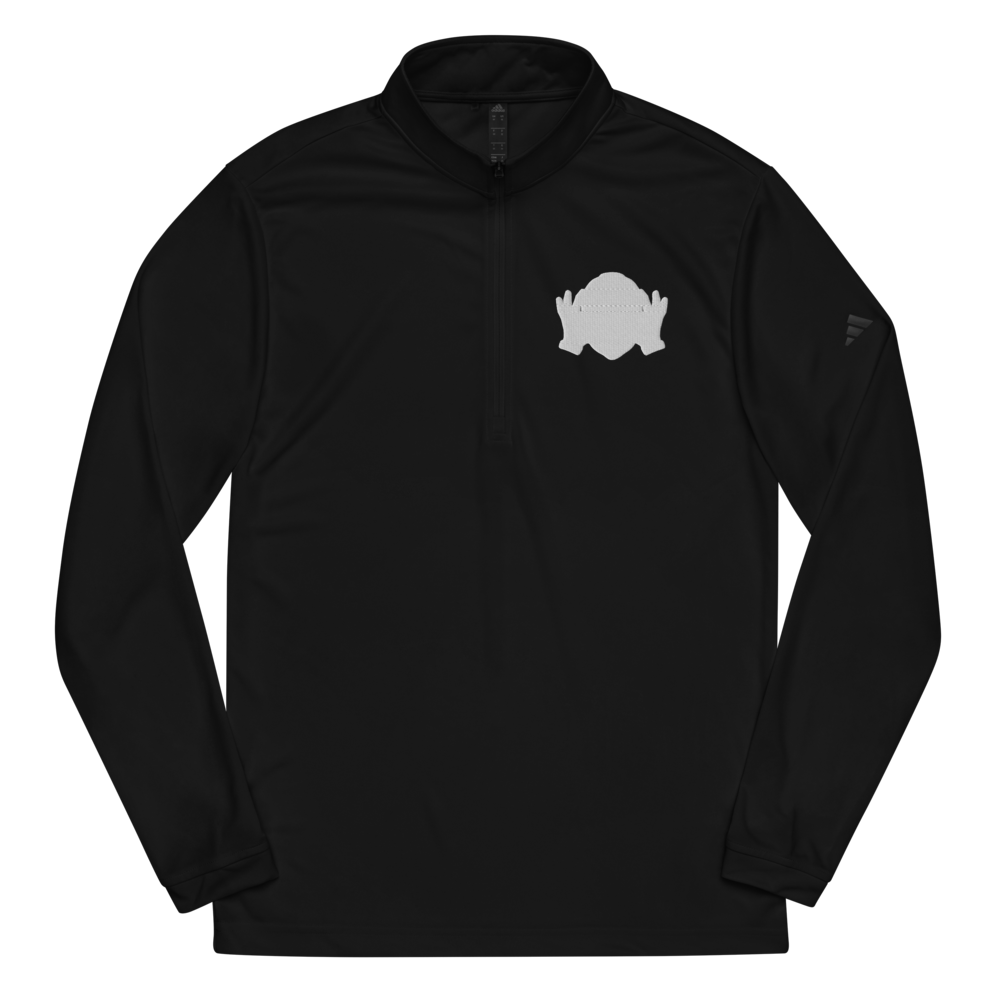 test athlete 10 Logo Quarter Zip Black