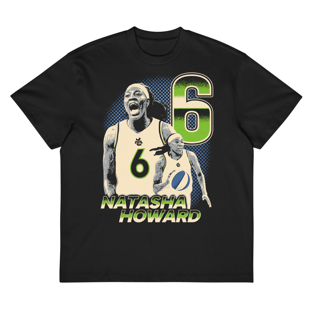 Natasha Howard Vintage Box T-shirt Black