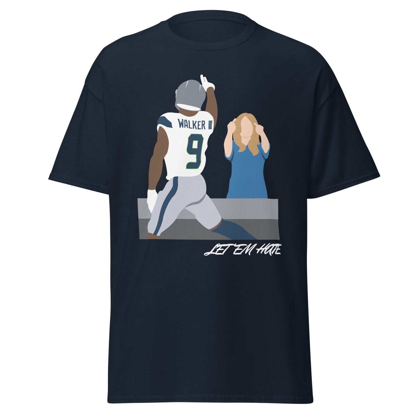 Kenneth Walker III "Let 'Em Hate" Shirt