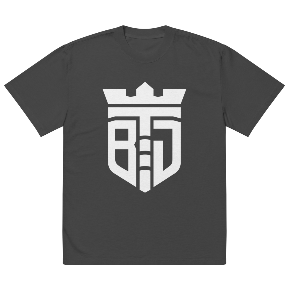 Athlete 1 Vintage Oversized T-shirt Faded Black