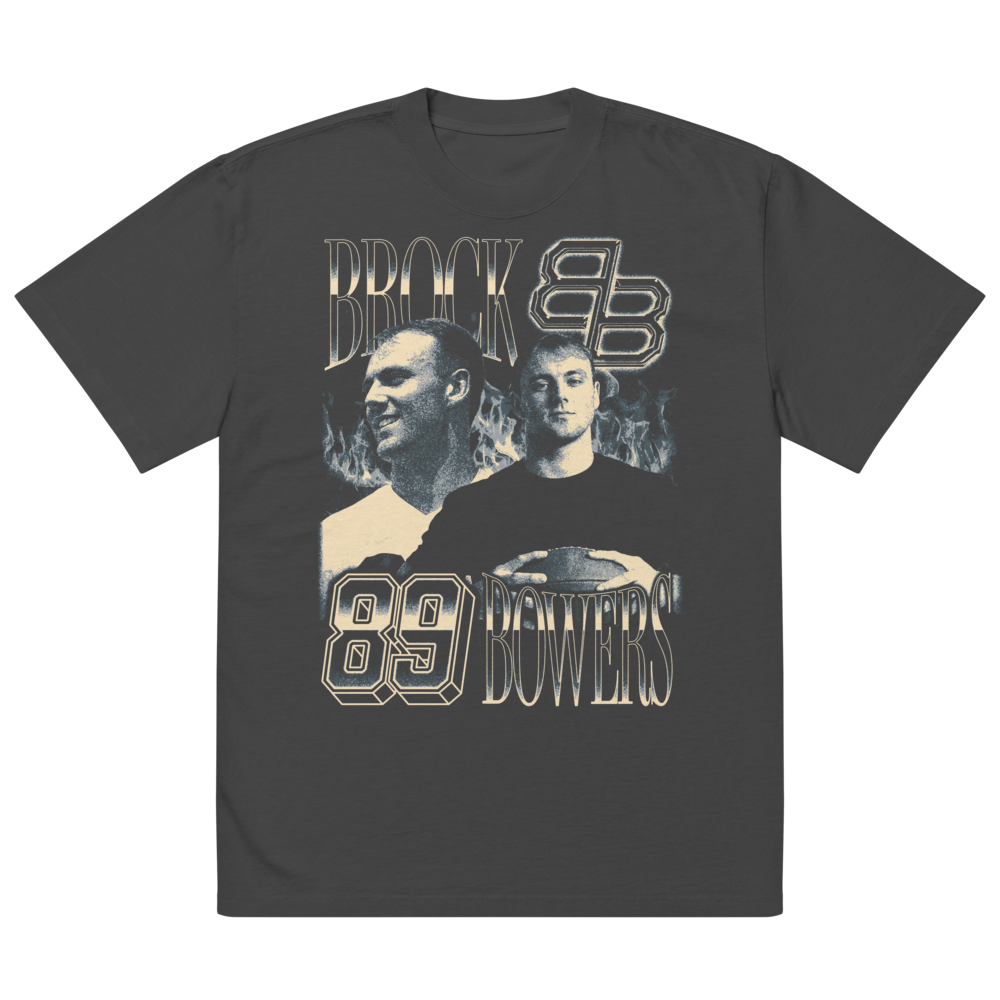 Brock Bowers Vintage Oversized T-shirt Black