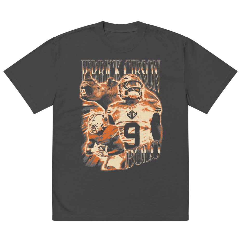 Jerrick Gibson Vintage Oversized T-shirt Black