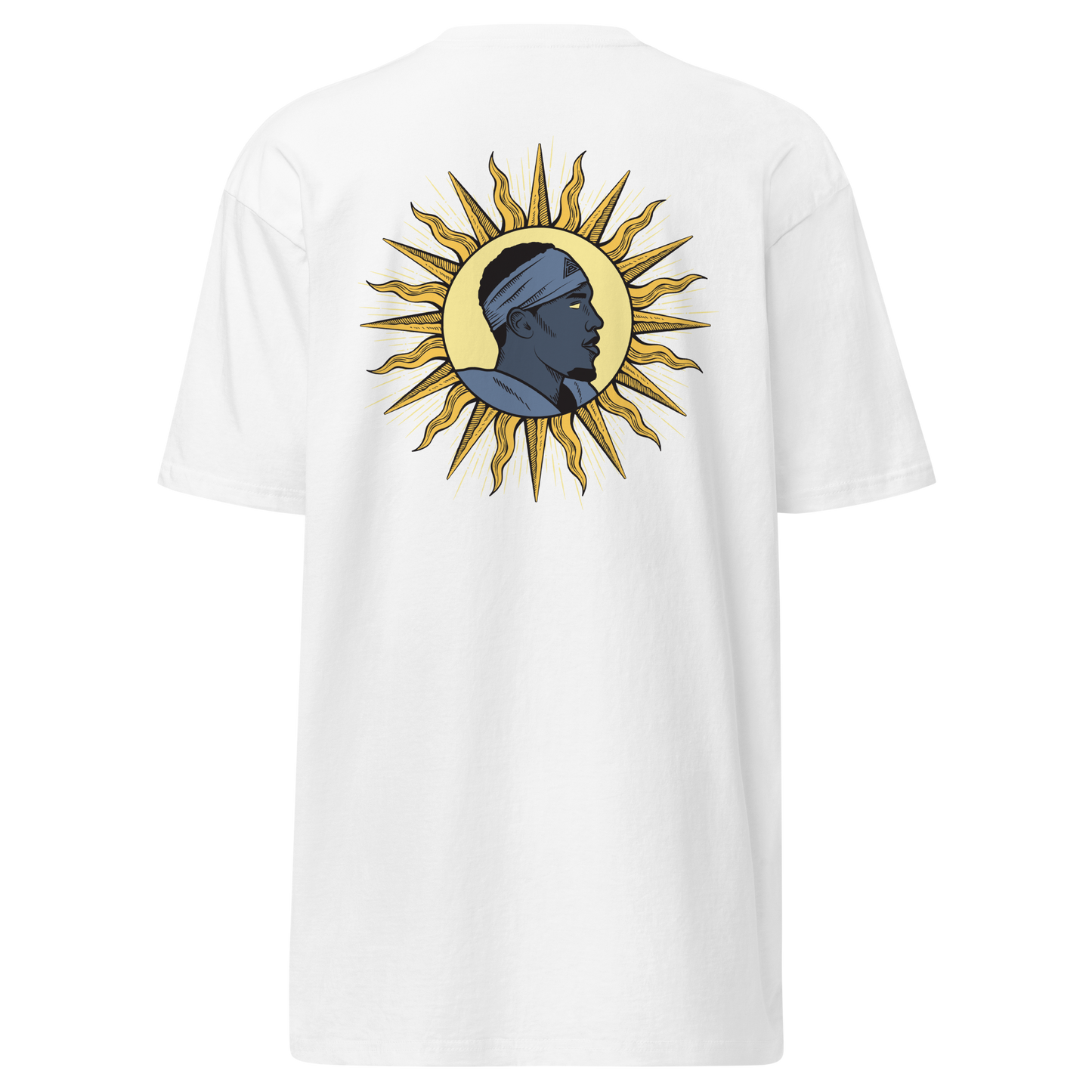 Amon-Ra St. Brown "Sun God" T-shirt White