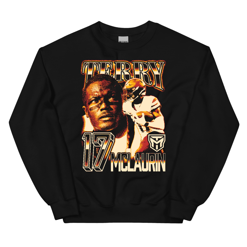 Terry McLaurin Vintage Vintage Sweatshirt Black