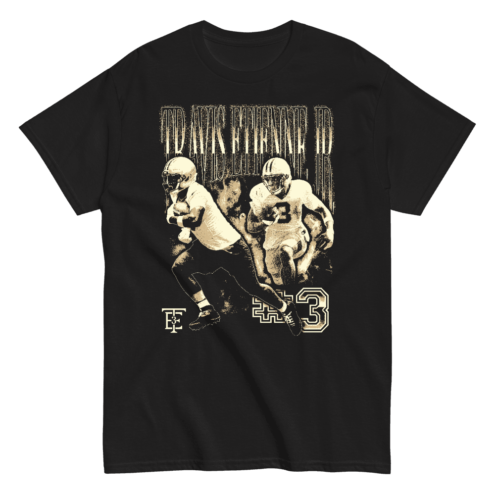 Travis Etienne Jr Vintage Vintage T-shirt Black