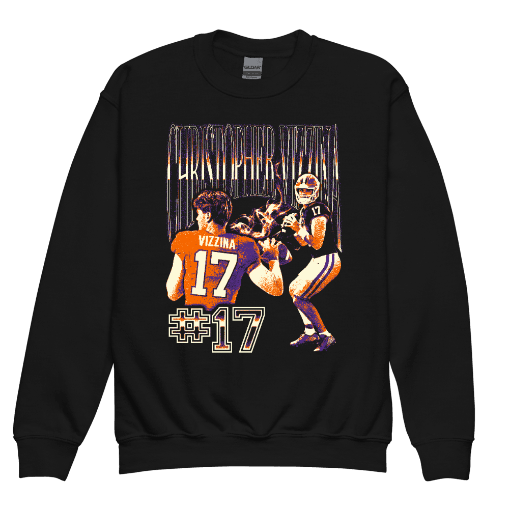 Christopher Vizzina Vintage Vintage Youth Sweatshirt Black by Christopher Vizzina