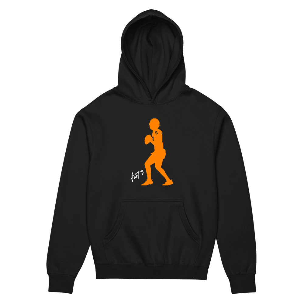Faizon Brandon Silhouette Boxy Hoodie Black