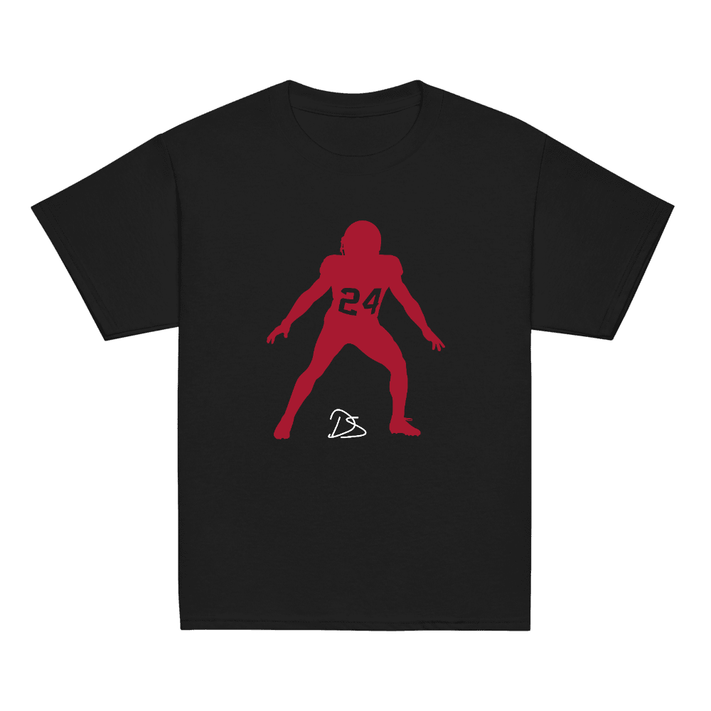 Derek Stingley Jr. Silhouette Youth T-shirt Black
