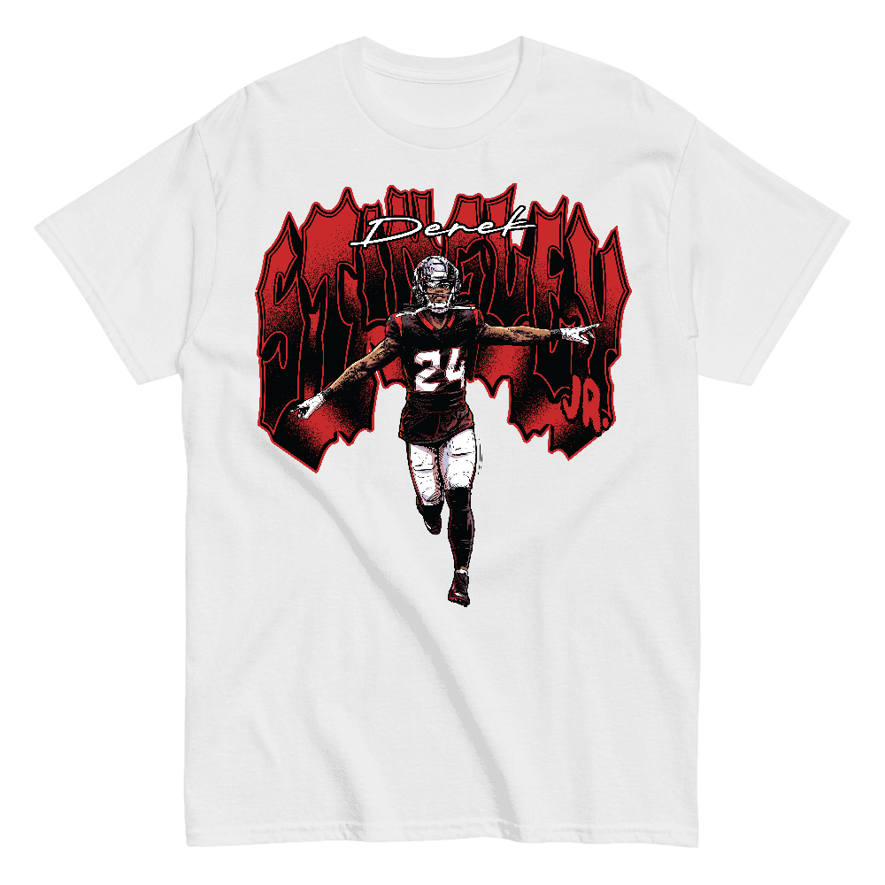 Derek Stingley Jr. Illustration T-shirt White