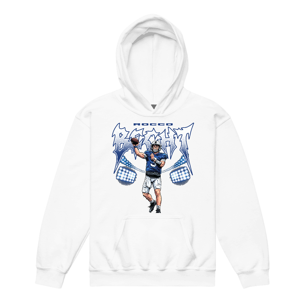 Rocco Becht Illustration Youth Hoodie White