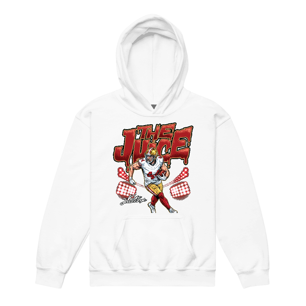 Kyle Juszczyk Illustration Youth Hoodie White