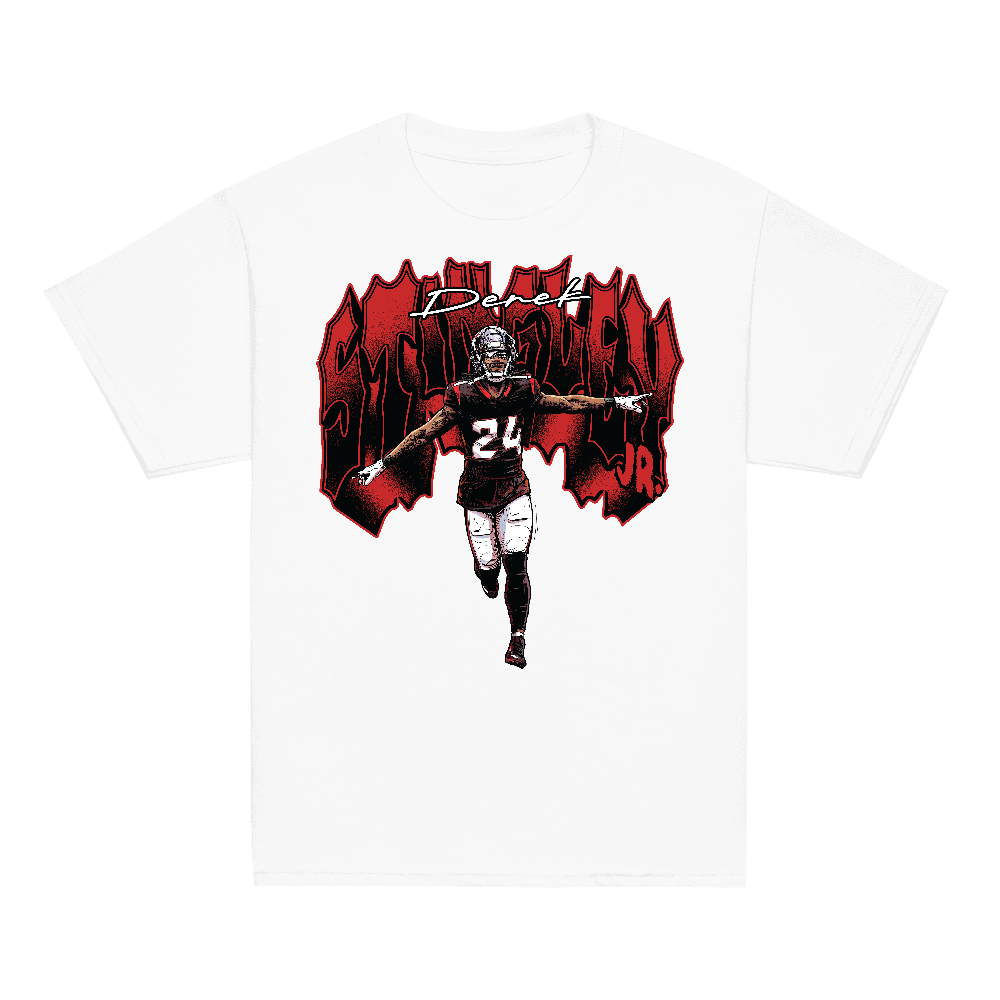 Derek Stingley Jr. Illustration Youth T-shirt White