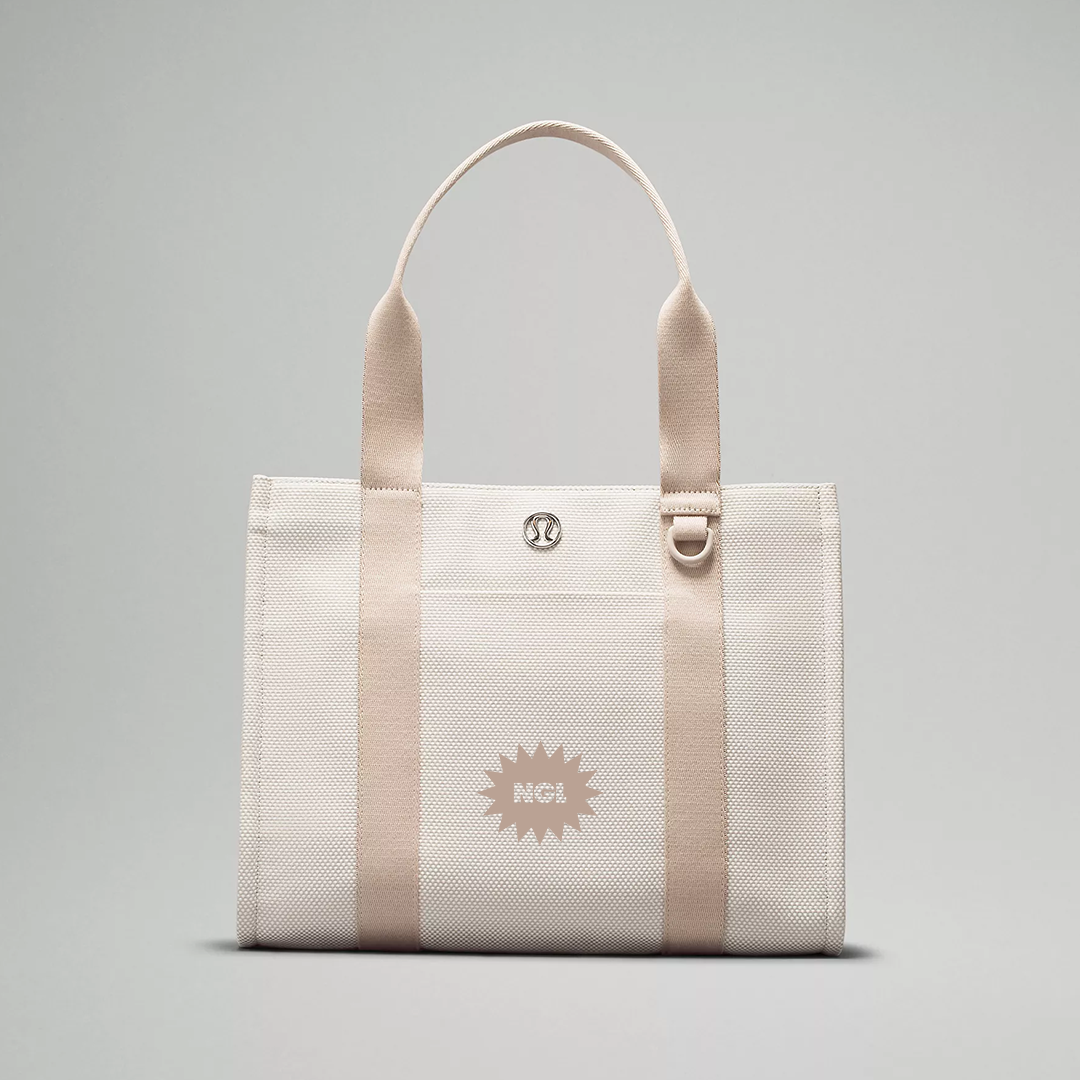 Not Gonna Lie "Logo" lululemon Canvas Tote Bag 10L