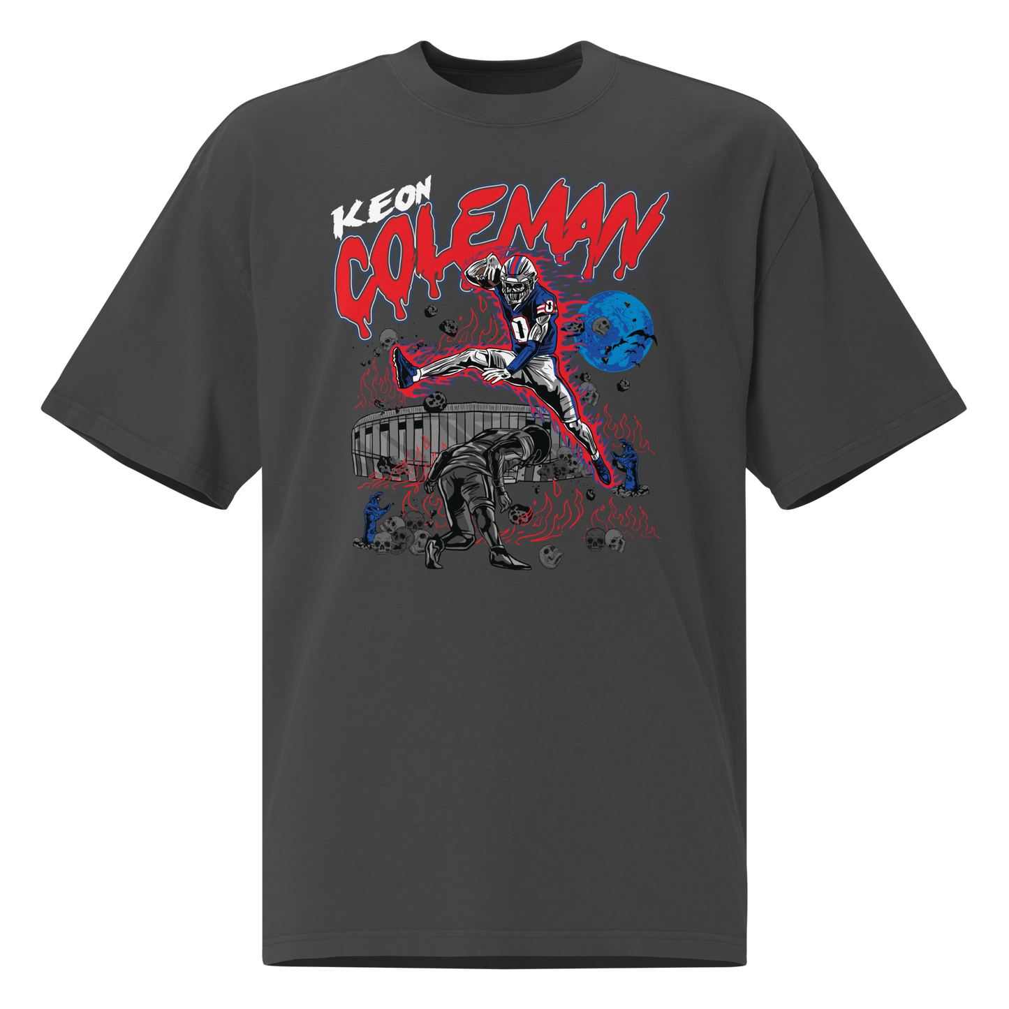 Keon Coleman "The Hurdle" Oversized T-Shirt
