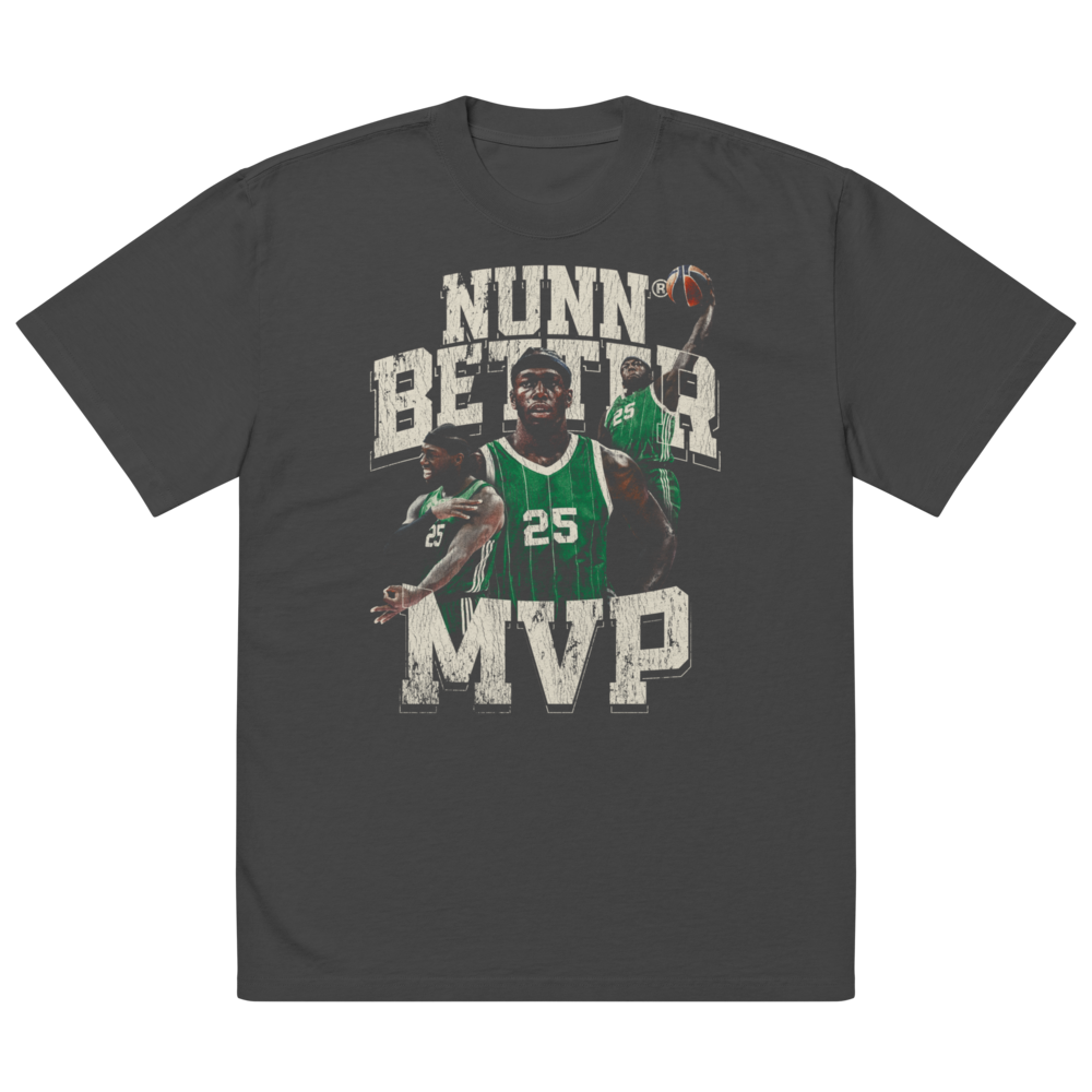 Kendrick Nunn "MVP" Oversized Faded T-Shirt Black