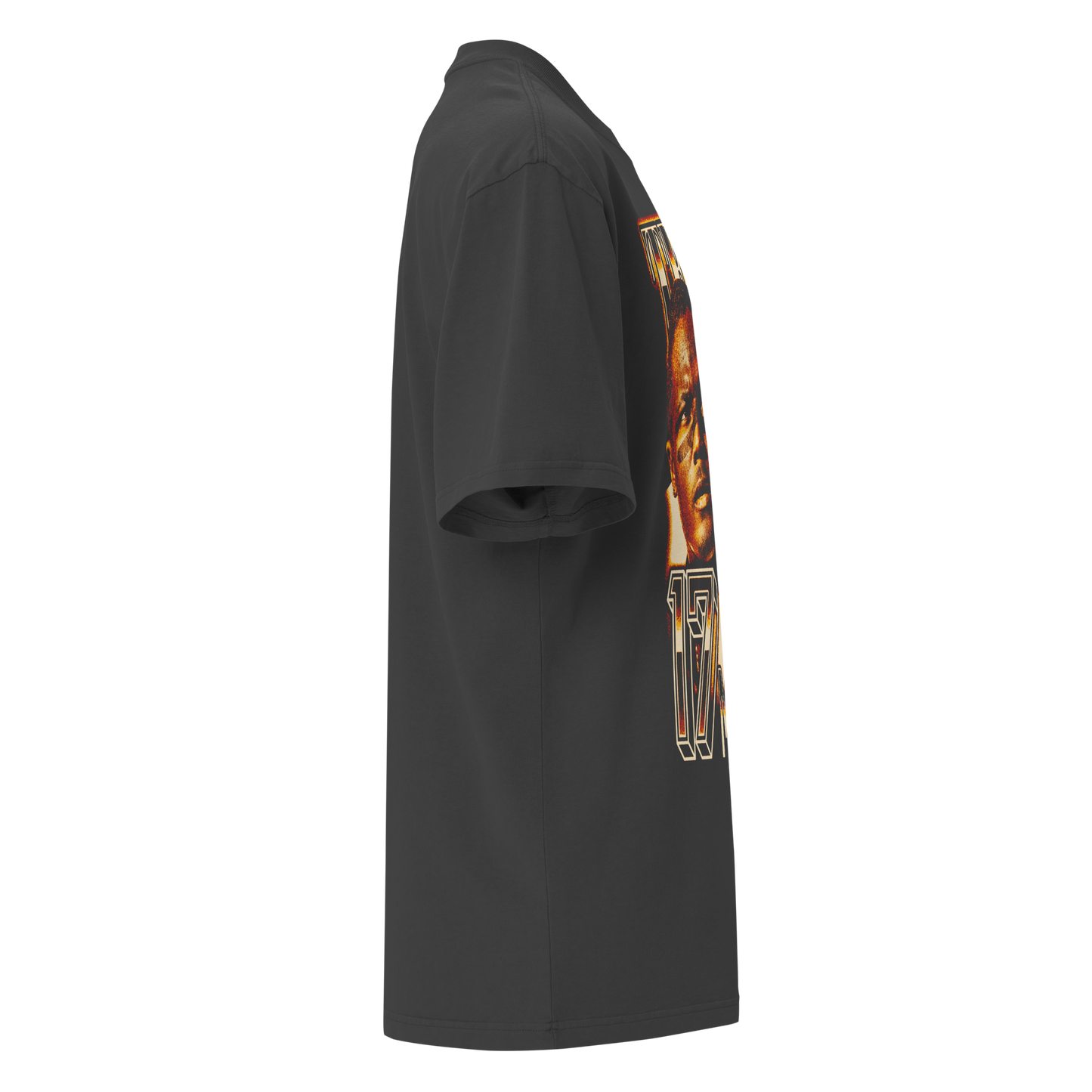 Terry McLaurin “Vintage” Oversized T-shirt Faded Black