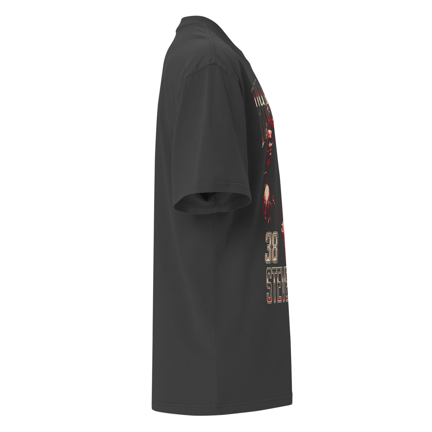 Rhamondre Stevenson “Vintage” Oversized T-shirt Faded Black