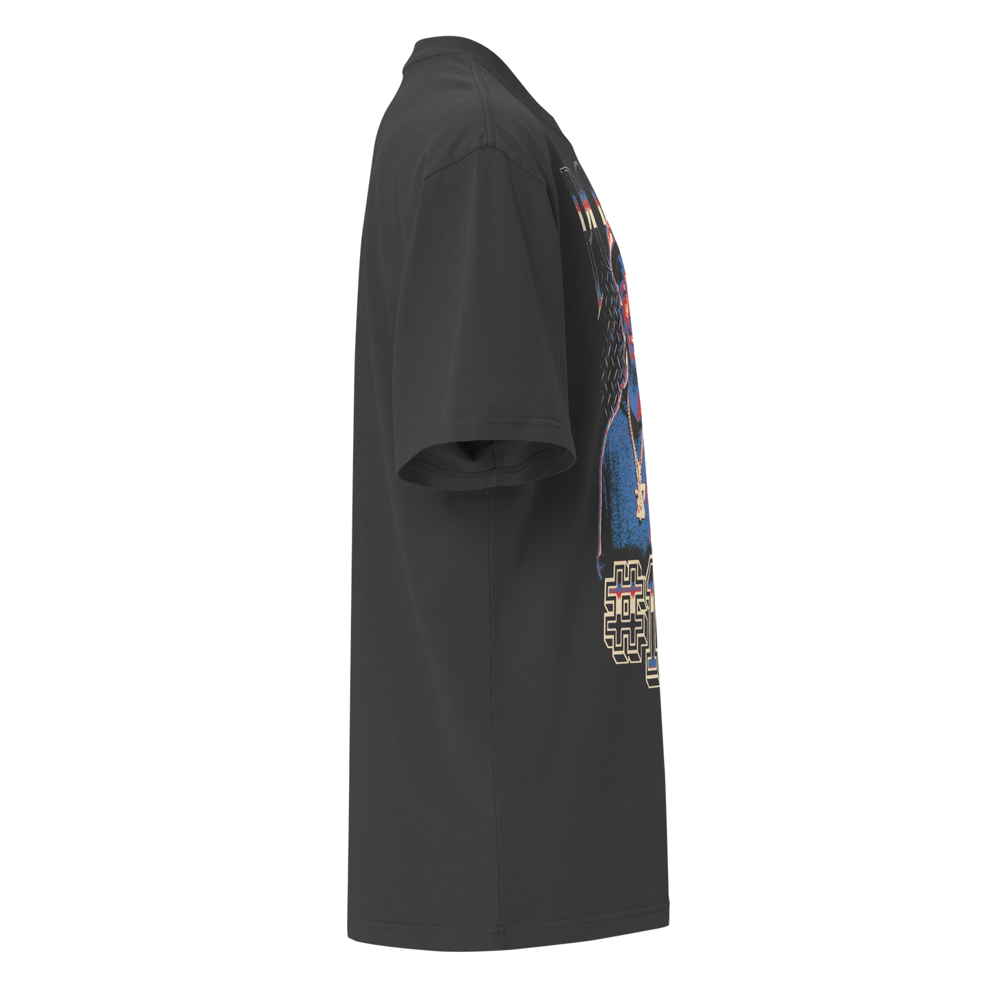 Ja'Lynn Polk “Vintage” Oversized T-shirt Faded Black