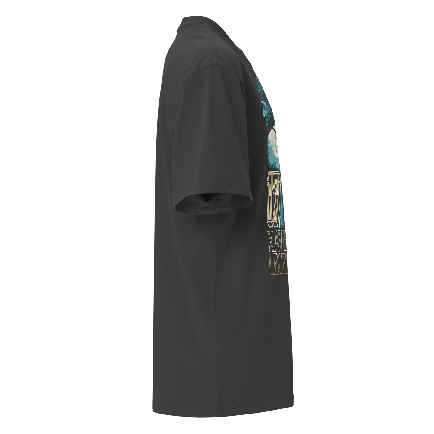 Xavier Legette "Vintage" Oversized T-shirt Faded Black