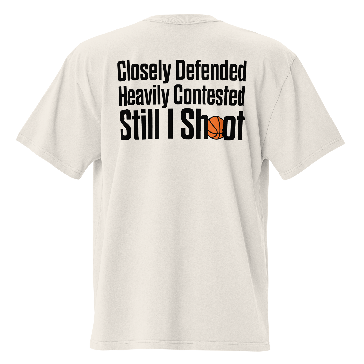 Team Ugly Gang “Heavily Contested” Oversized T-shirt Faded White