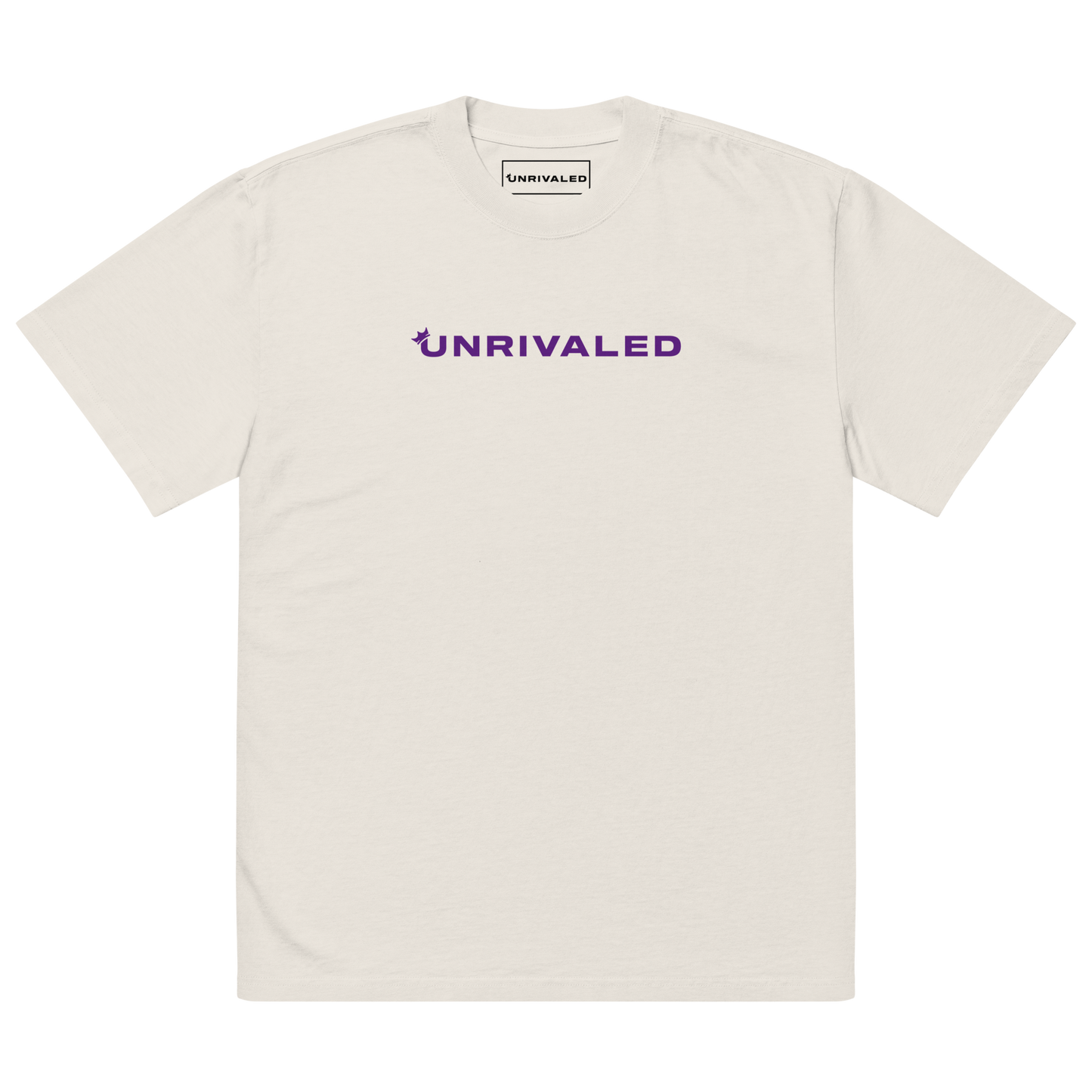 Unrivaled "Logo" Oversized T-shirt (Purple)