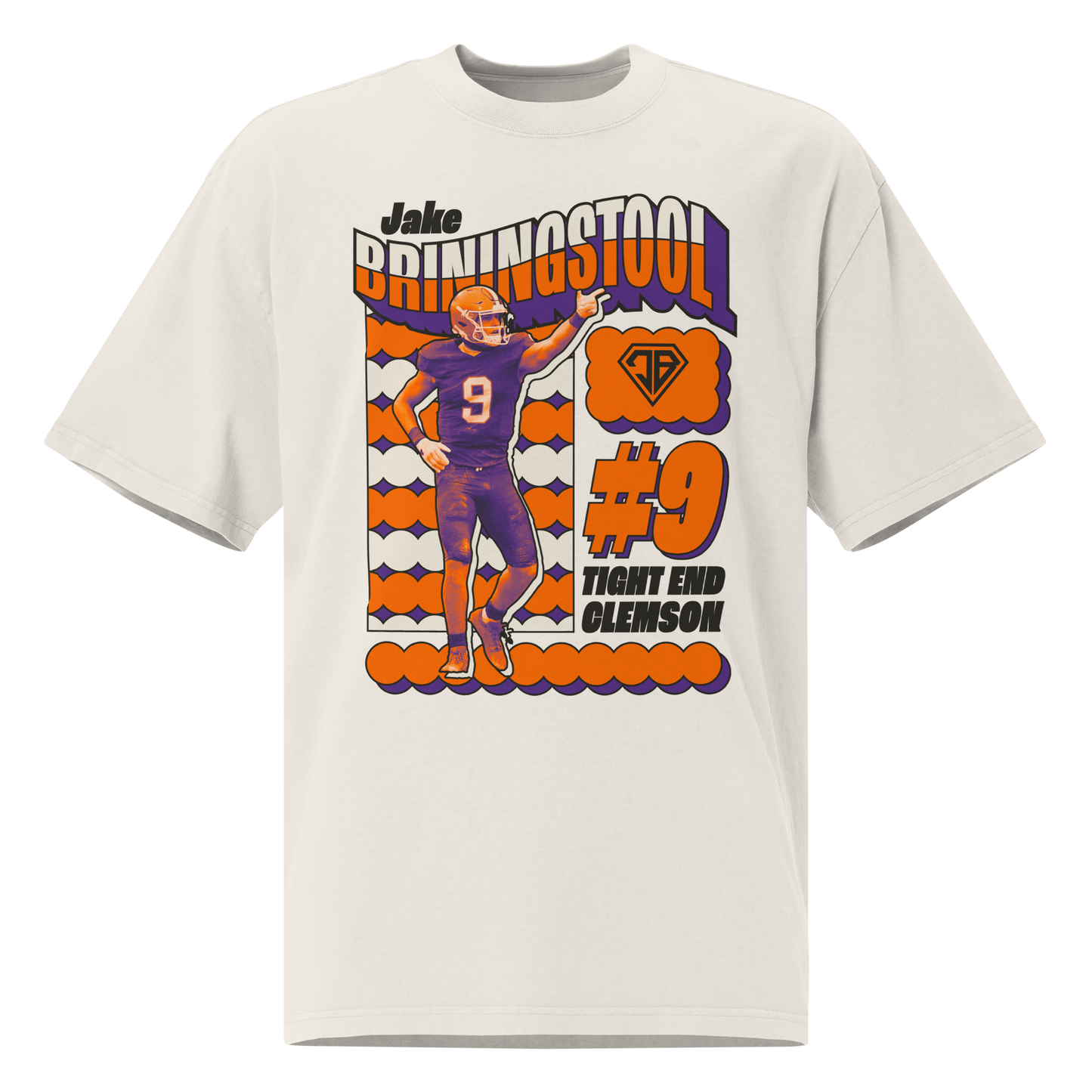 Jake Briningstool "Retro" Oversized T-Shirt