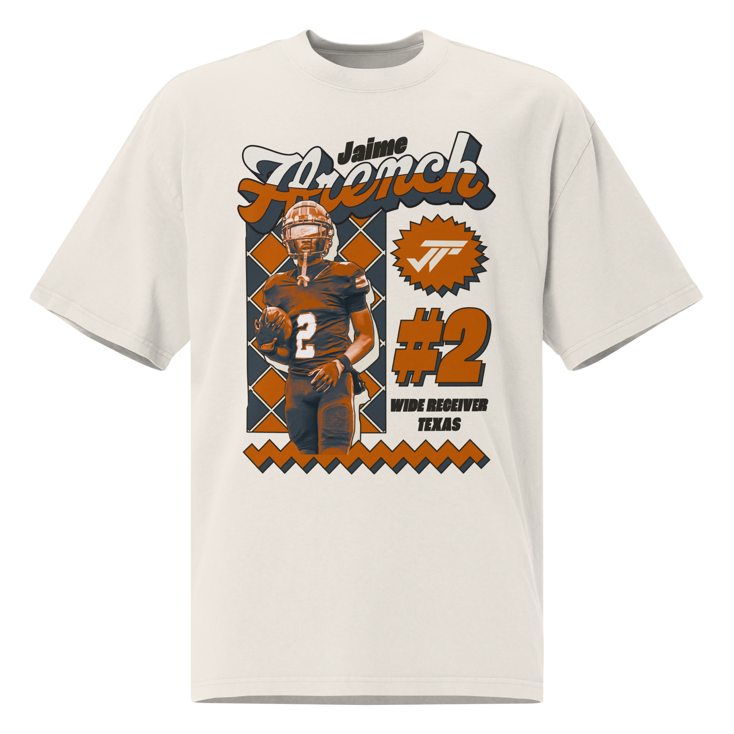 Jaime Ffrench Texas "Retro" Oversized T-Shirt