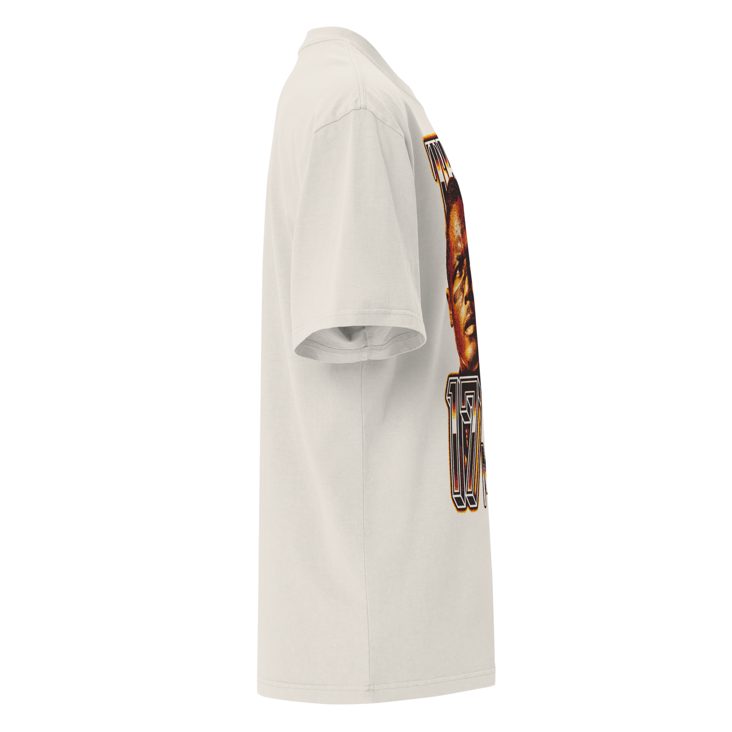 Terry McLaurin “Vintage” Oversized T-shirt Faded White