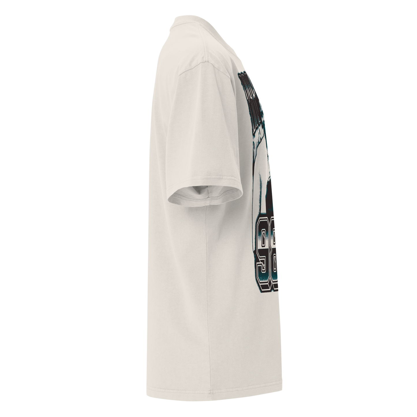 Jalen Carter “Vintage” Oversized T-shirt Faded White