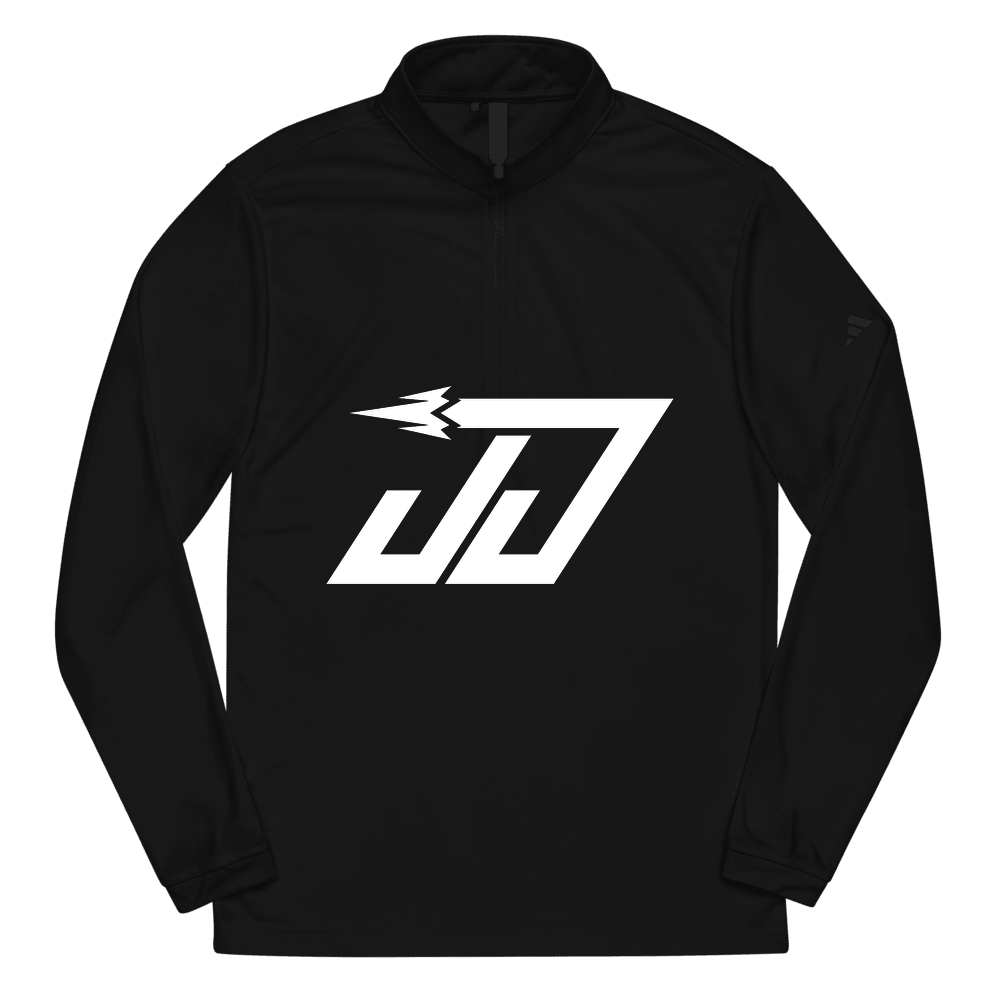 Test Logo Quarter Zip Black