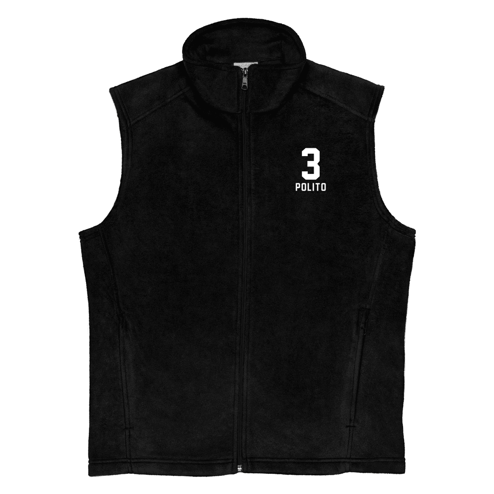 Nick Test 11 Name & Number Fleece Vest Black