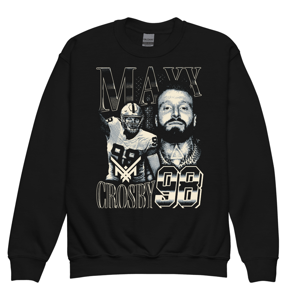 Maxx Crosby Las Vegas Vintage Youth Sweatshirt