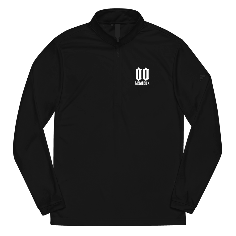 Nick Lemieux Name & Number Quarter Zip Black