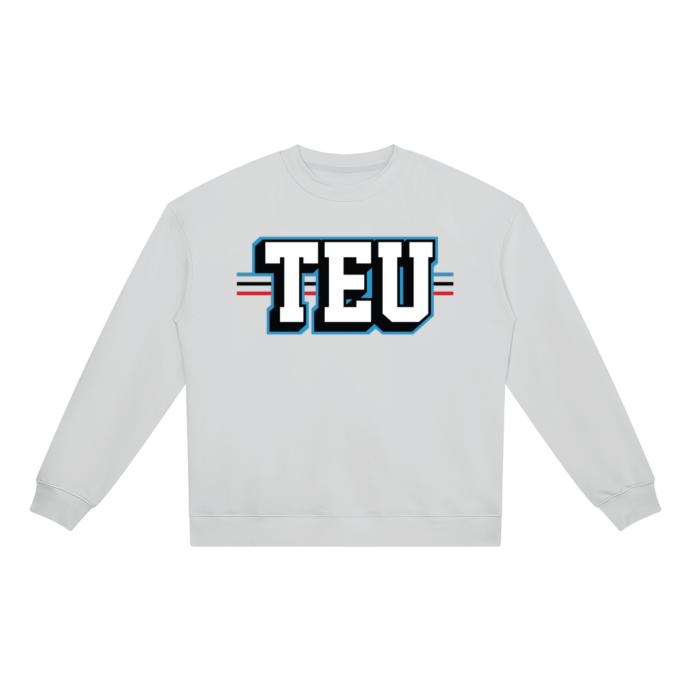 Tight End University Wordmark Upload Heavyweight Crewneck