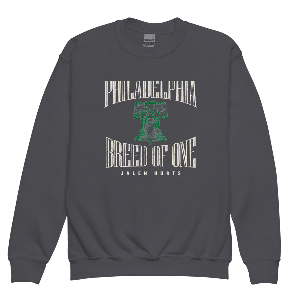 Bo Nix Liberty Bell Youth Sweatshirt Dark Heather