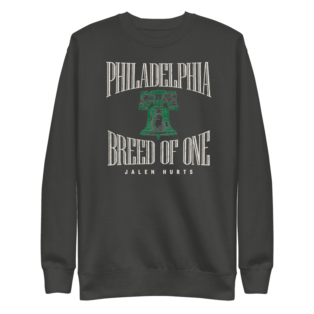 Bo Nix Liberty Bell Sweatshirt Charcoal Heather
