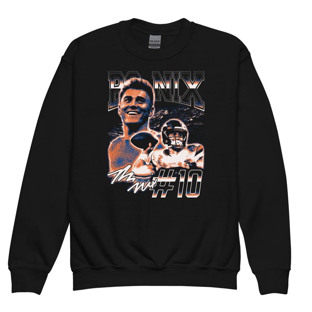 Bo Nix Denver Vintage Youth Sweatshirt