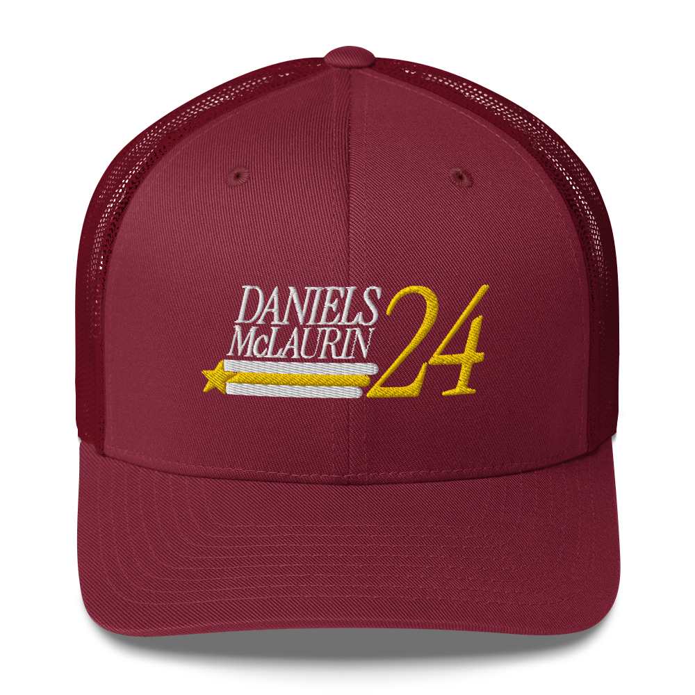 Jayden Daniels "McLaurin Daniels 24" Trucker Hat Red