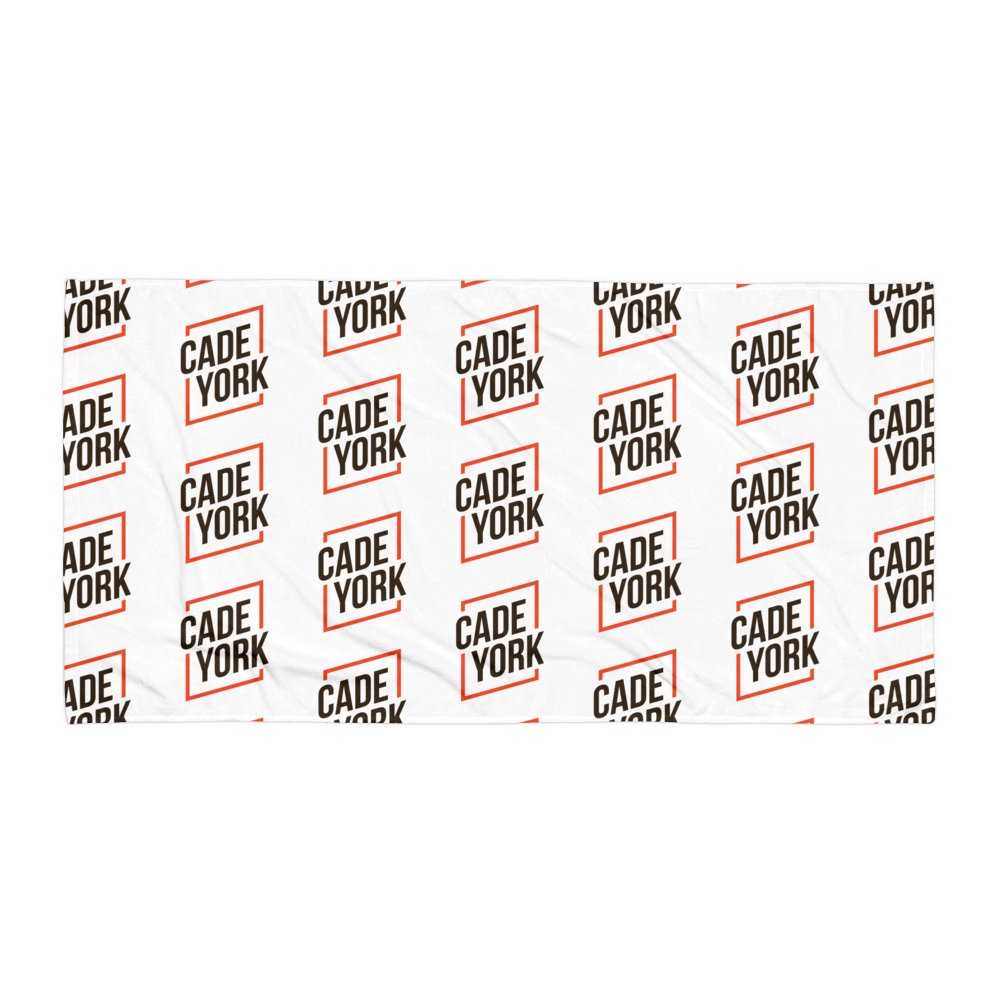 Cade York "Logo" Beach Towel