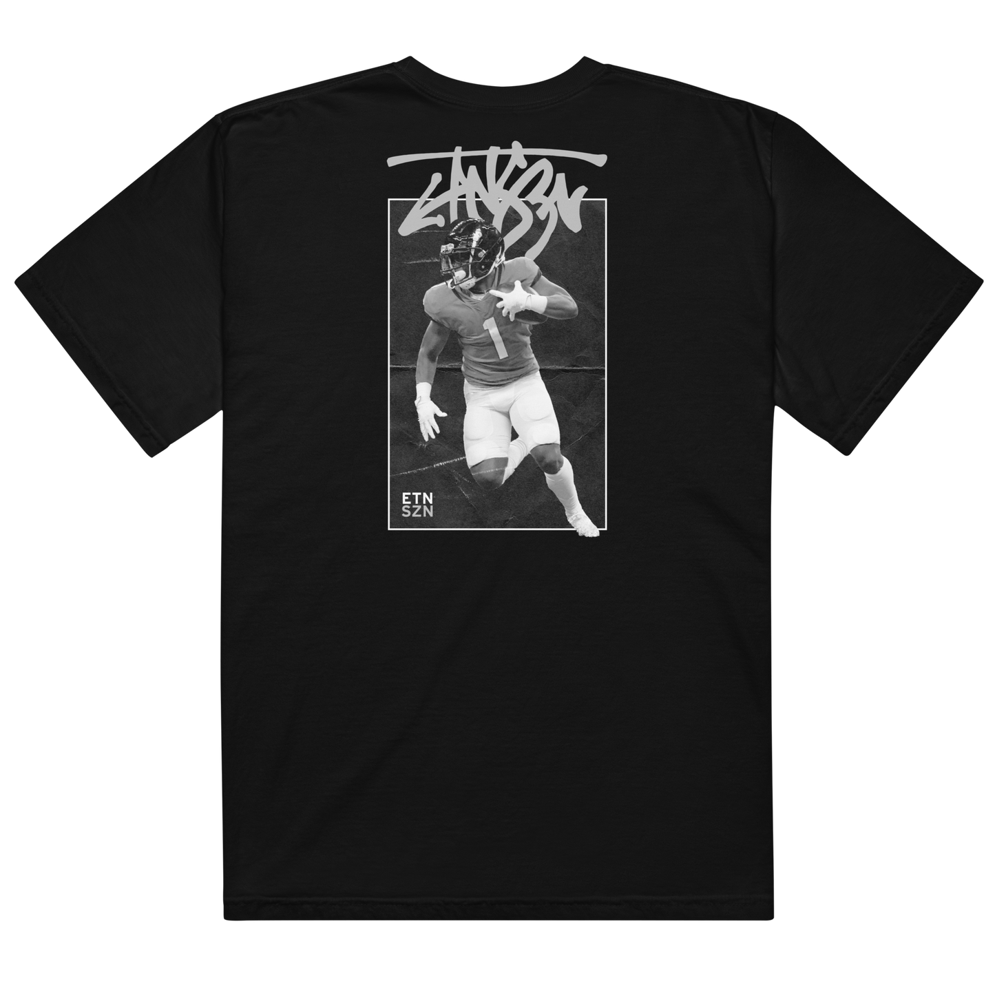 Travis Etienne Jr. "ETN SZN BW" T-Shirt