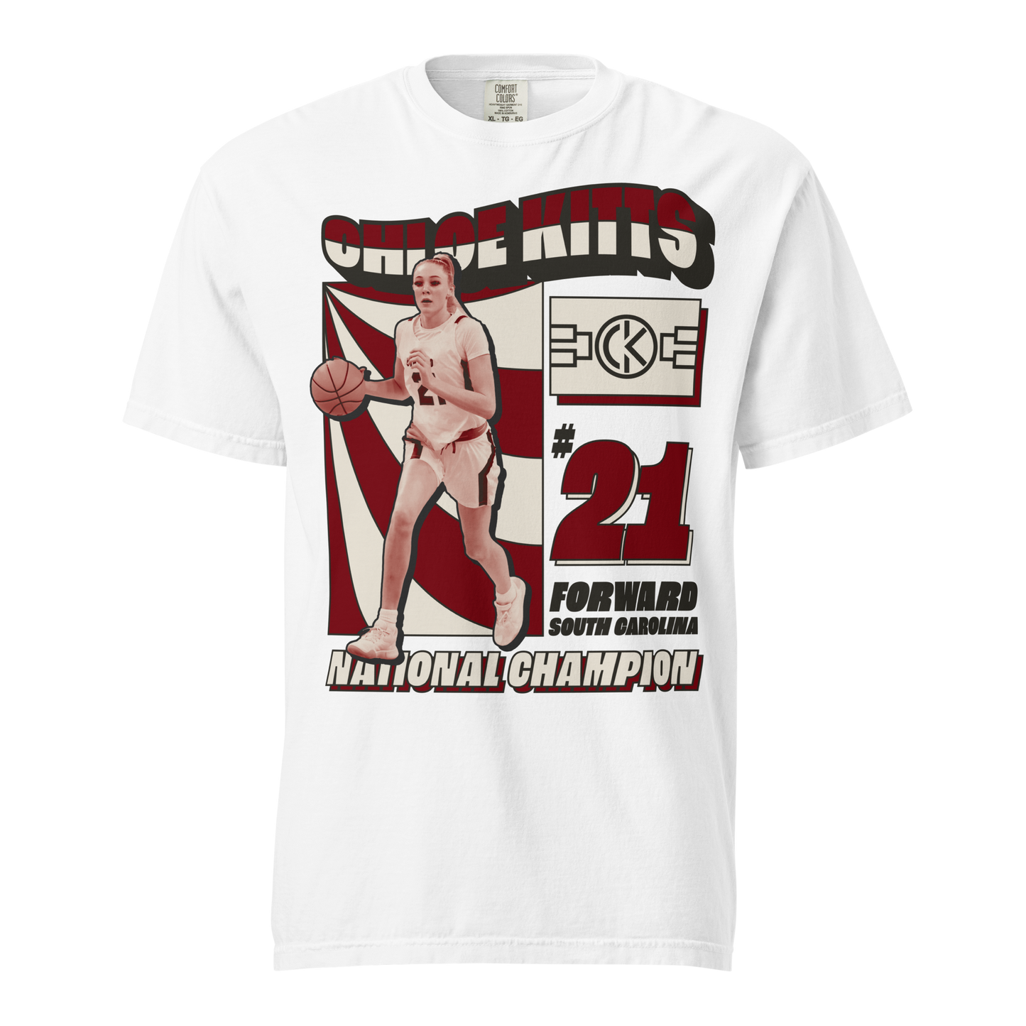 Chloe Kitts "National Champion" Shirt White