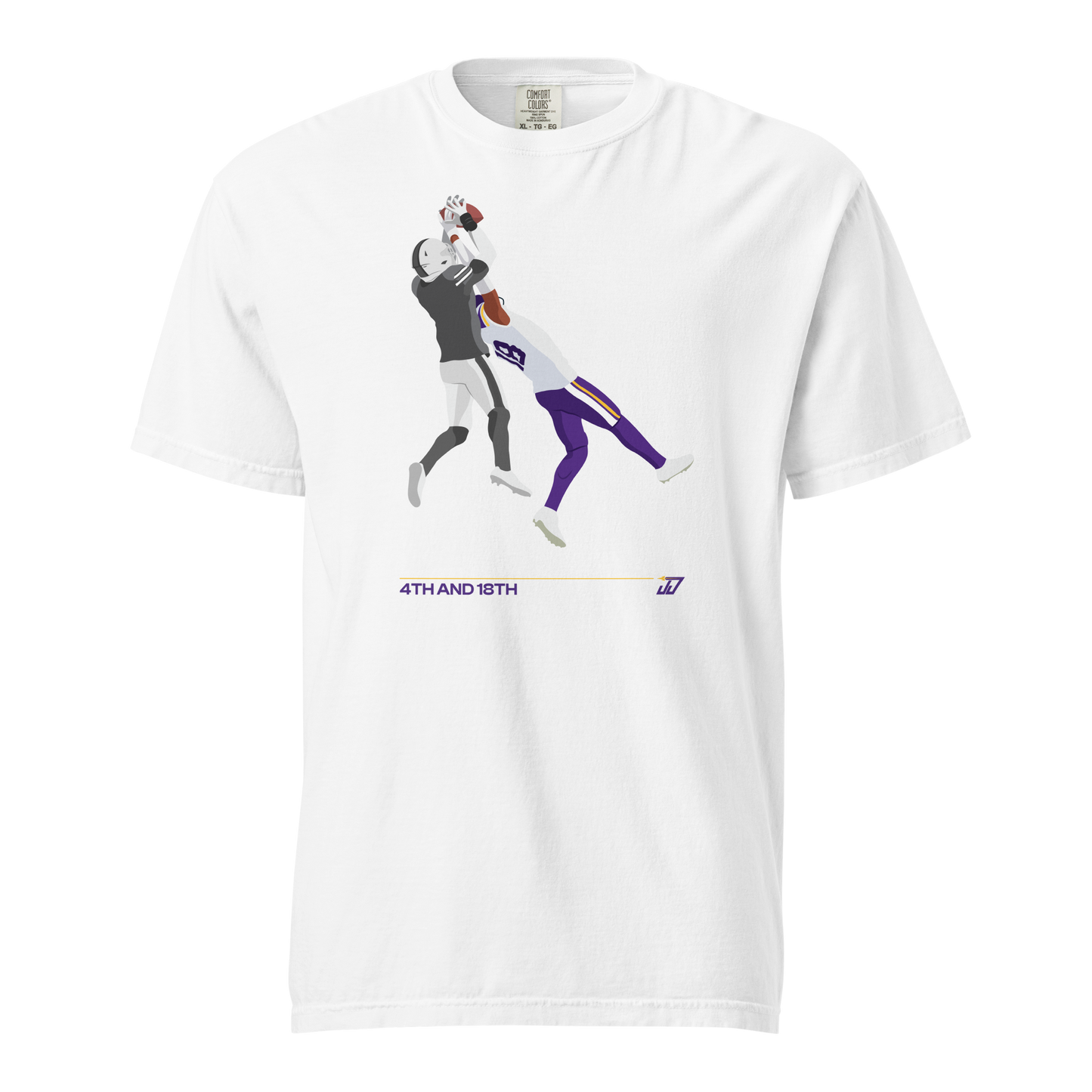 Justin Jefferson "4th & 18" T-Shirt