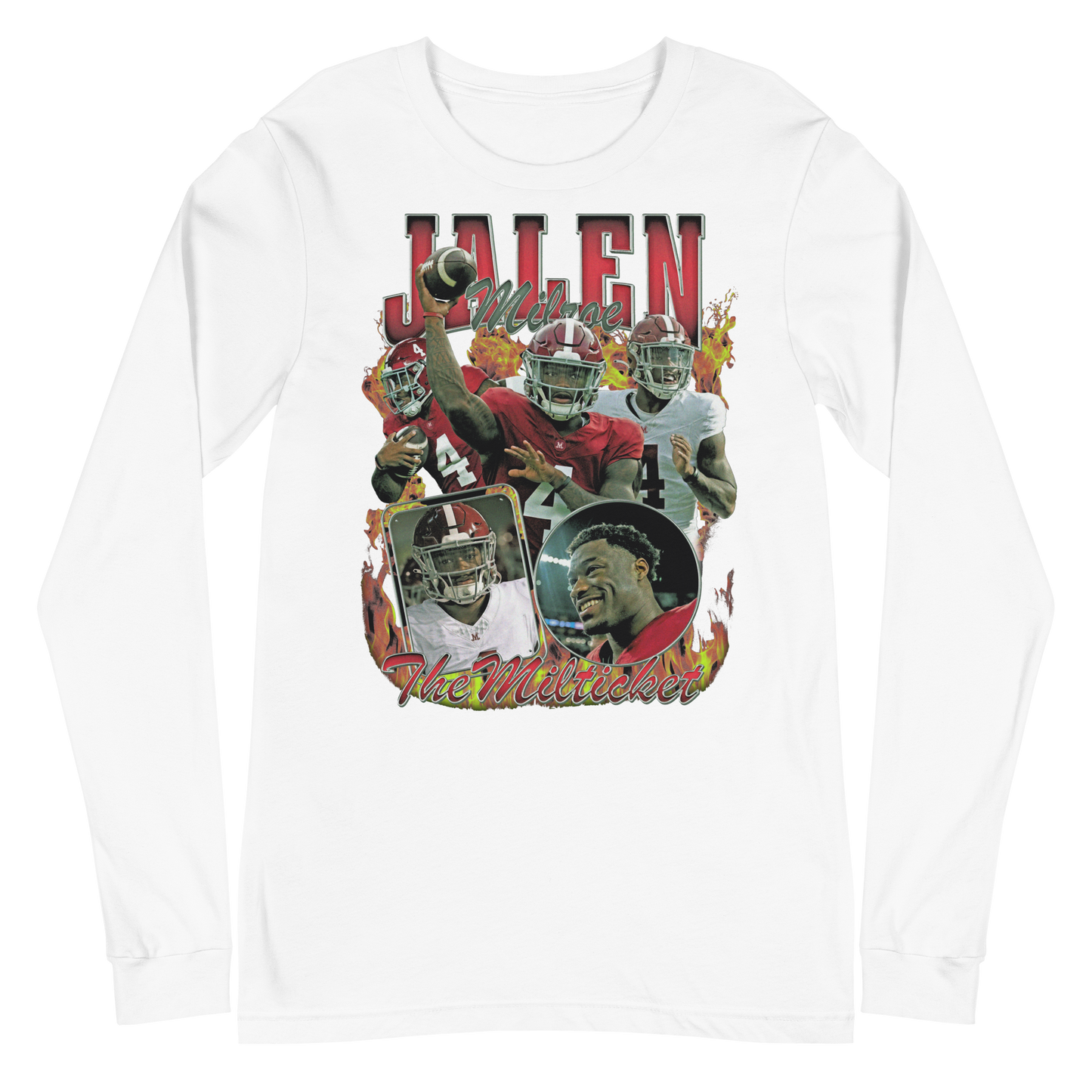 Jalen Milroe "Collage" Long Sleeve