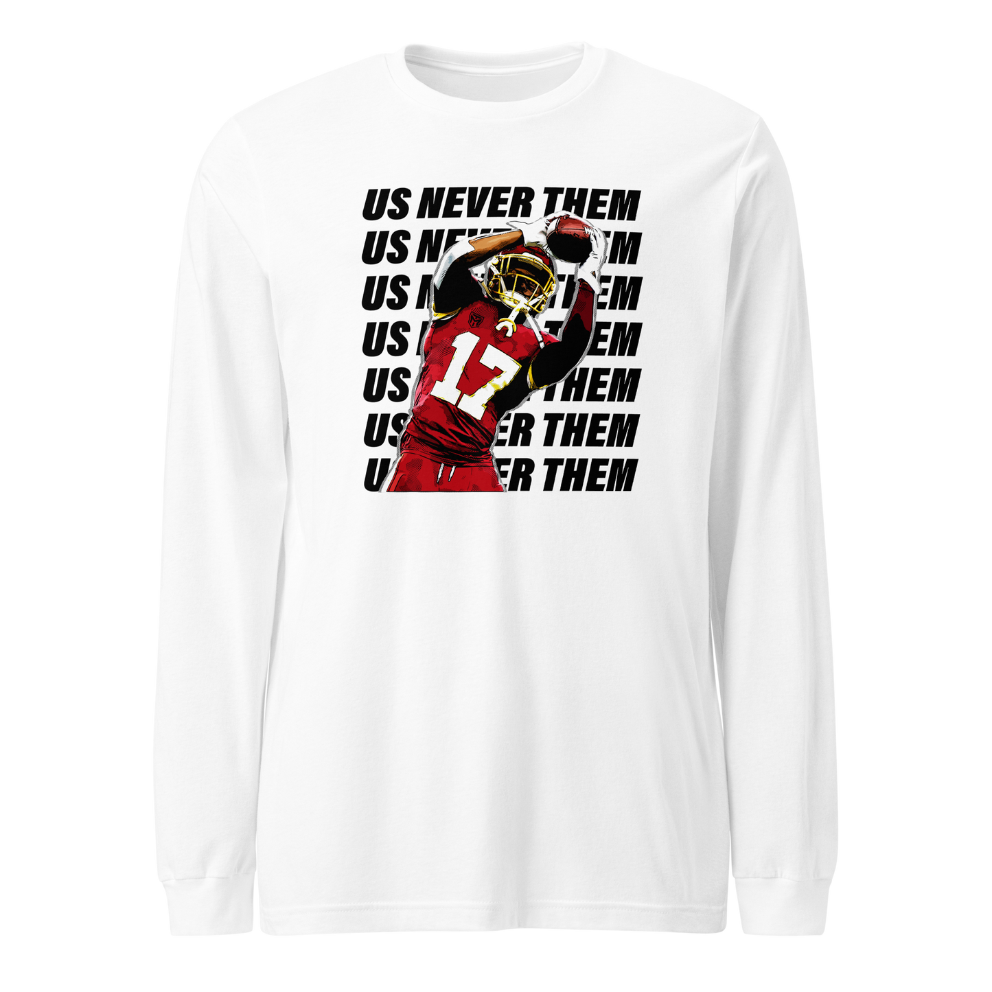 Terry McLaurin "Us Never Them Catch" Long Sleeve