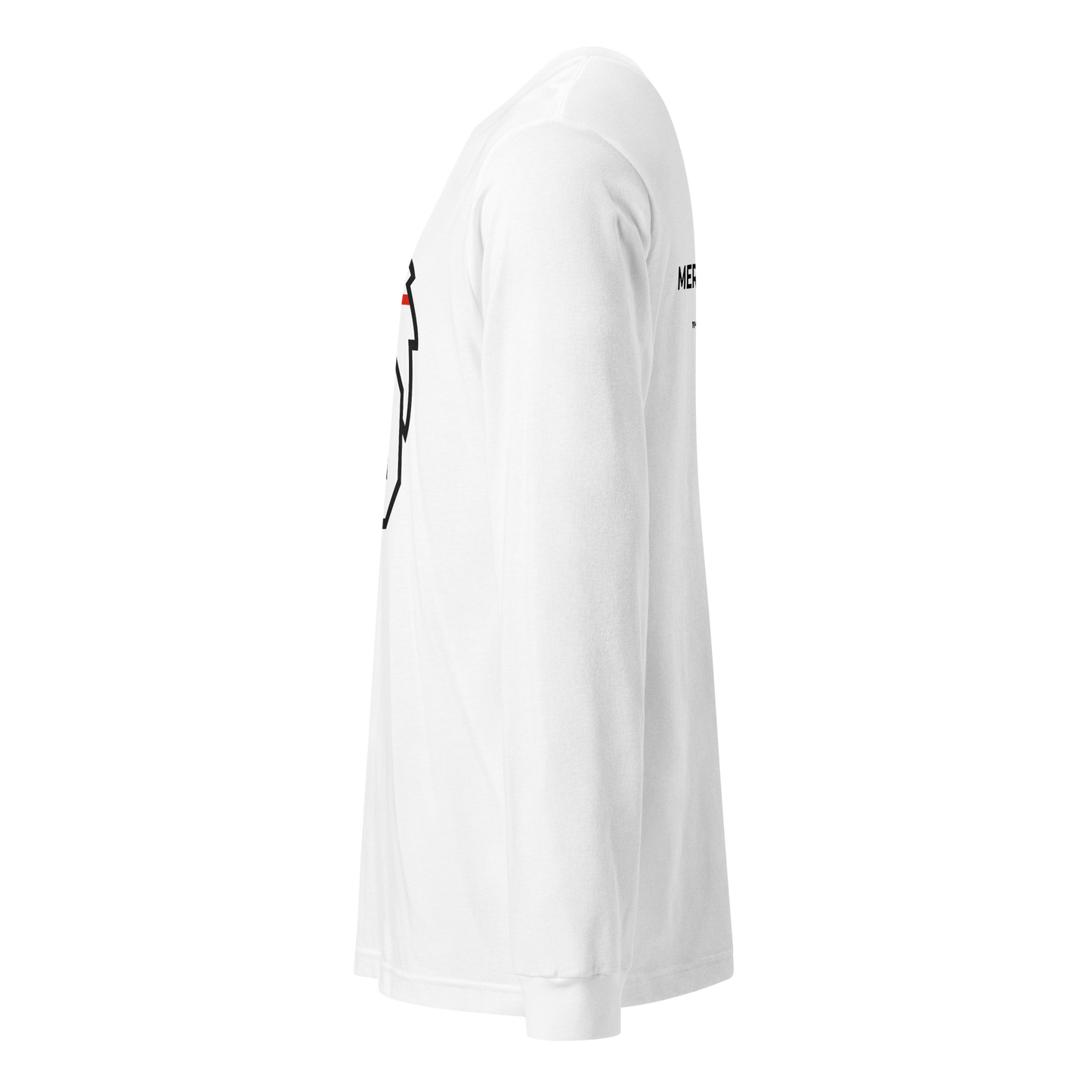 Merab Dvalishvili "Logo" Long Sleeve White
