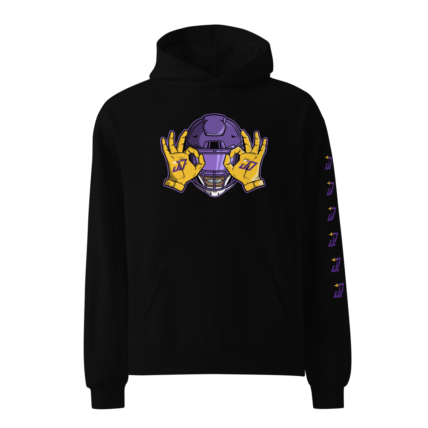 Justin Jefferson "Griddy 2024" Hoodie Black