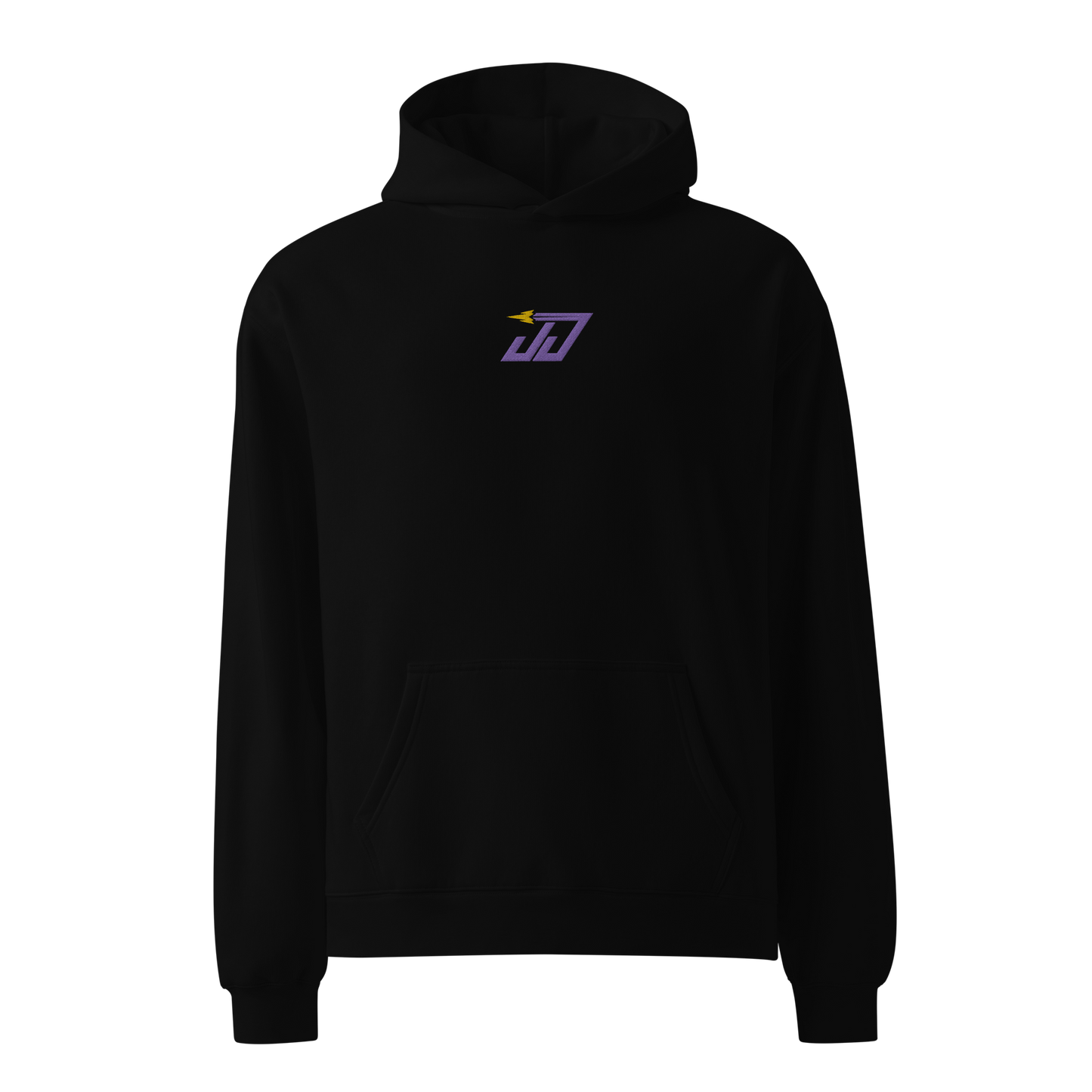 Justin Jefferson "Logo" Embroidered Hoodie Black