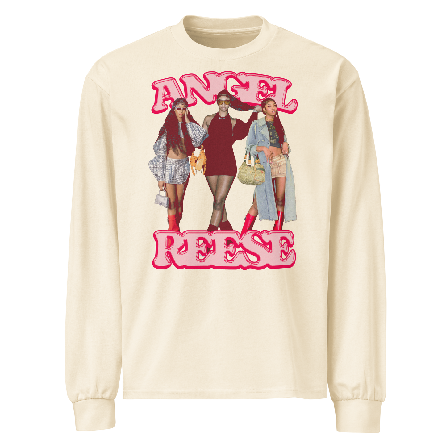 Angel Reese "Lifestyle Collage" Heavyweight Long Sleeve