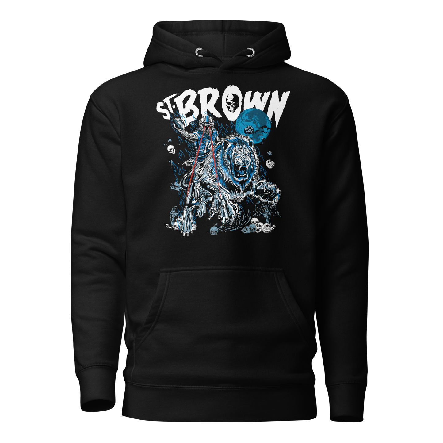 Amon-Ra St. Brown "Laser Lion" Hoodie